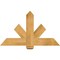 Ekena Millwork Kennewick Rough Sawn Timber Gable Bracket, Western Red Cedar, 48"W x 28"H x 2"D x 6"F, 14/12 Pitch GBW048X28X0206KEN00RWR - alternate 1